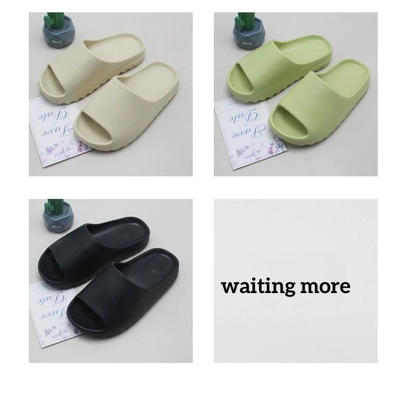 Big Size 47 Summer Slippers Men Women EVA Soft Bottom Indoor Home Slides Sandals Light Beach Shoes Male Slippers Flip Flops