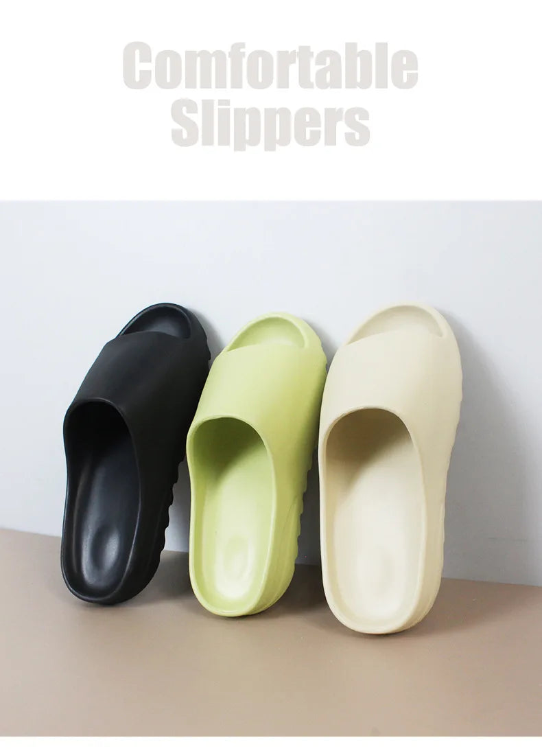 Big Size 47 Summer Slippers Men Women EVA Soft Bottom Indoor Home Slides Sandals Light Beach Shoes Male Slippers Flip Flops