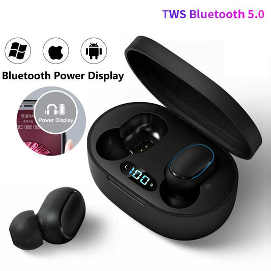 TWS E7S Wireless Earphones Bluetooth Earphone Sports Gaming Headset for iPhone Huawei Samsung For IOS Android Blurtooth earphon