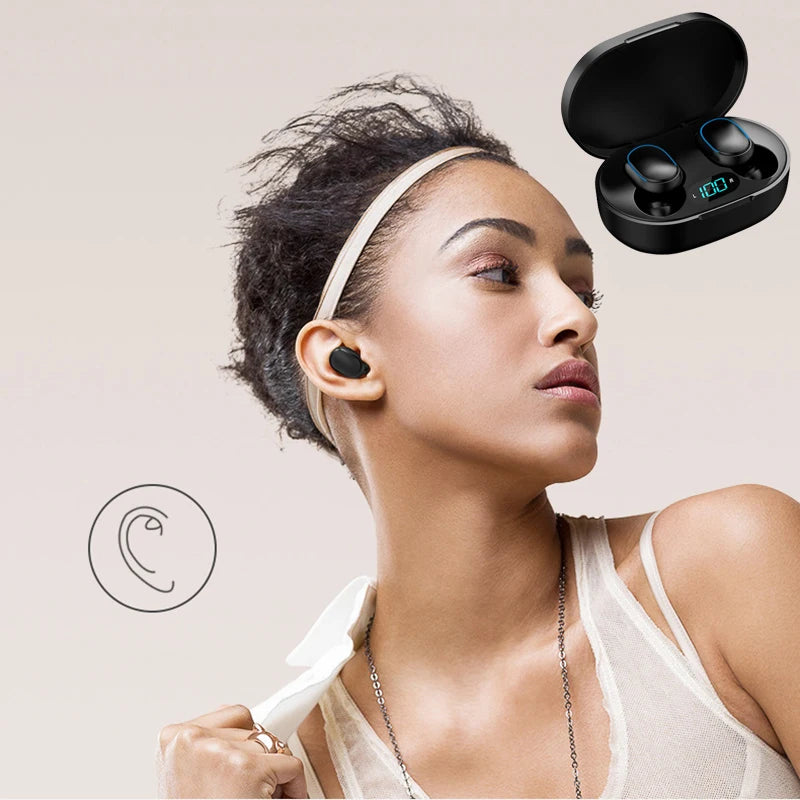 TWS E7S Wireless Earphones Bluetooth Earphone Sports Gaming Headset for iPhone Huawei Samsung For IOS Android Blurtooth earphon